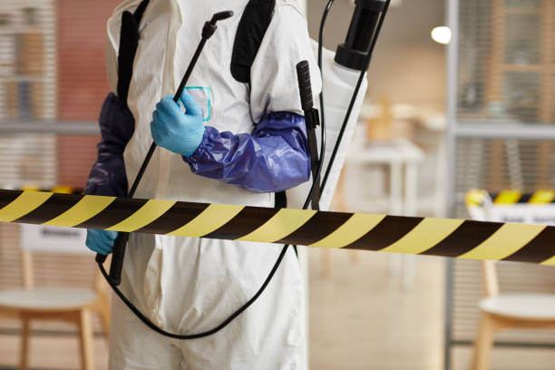 Professional Blood Cleanup technician working in Lynn, MA